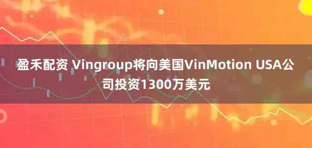 盈禾配资 Vingroup将向美国VinMotion USA公司投资1300万美元